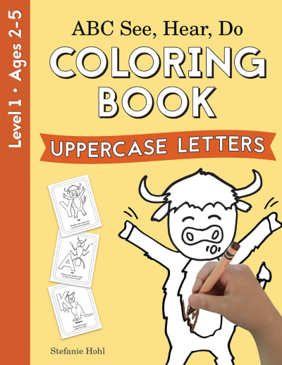 ABC See, Hear, Do: Level 1 - Coloring Book Uppercase Letters