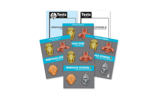 BJU Press Heritage Studies 6 Home School Kit 4th Edition