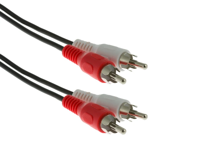 RCA Male to Male Double Audio Cable, 100ft