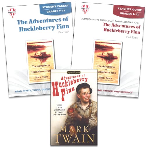 Novel Units Adventures of Huck Finn Set