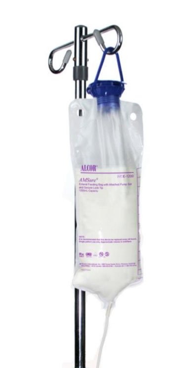 Alcor AMSure Enteral Feeding Pump Bag Set, 500 mL MK 981048