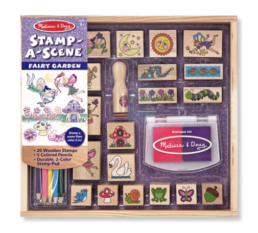 Melissa & Doug Stamp-a-Scene Fairy Garden