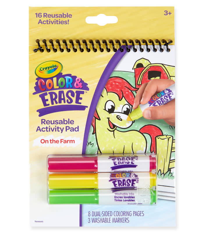 Crayola Color Erase Reusable Activity Pad, On the Farm