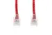 2ft Red Non-Booted CAT6 Ethernet Patch Cable
