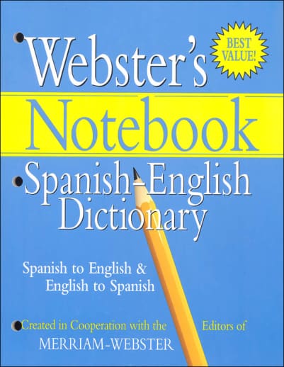 Webster's Notebook Spanish-English Dictionary