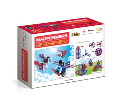 Magformers - Amazing Police Rescue (26 piece set)