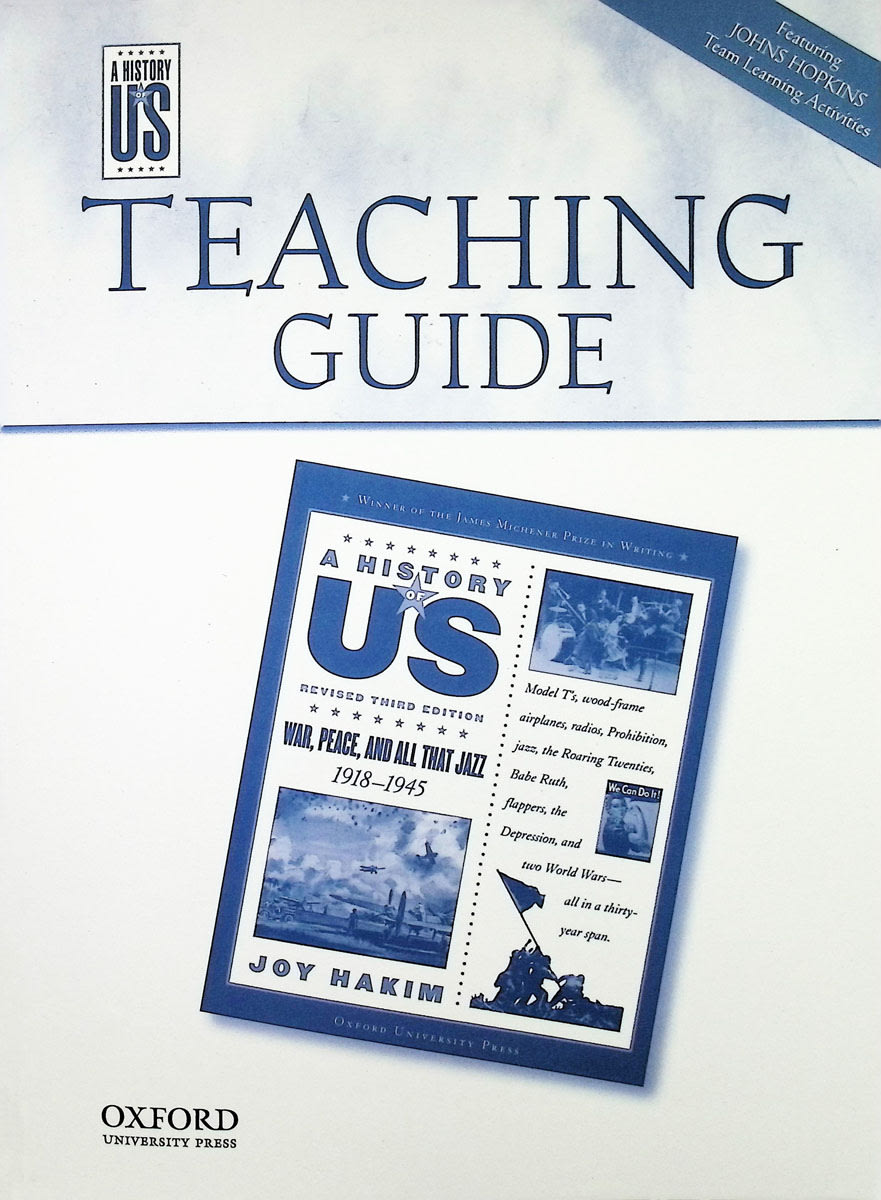 A History of US: War, Peace, and All That Jazz Volume 9 Teaching Guide  (3rd Edition)