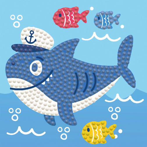 Shark Ahoy! Diamond Dotz Kit (Beginner)