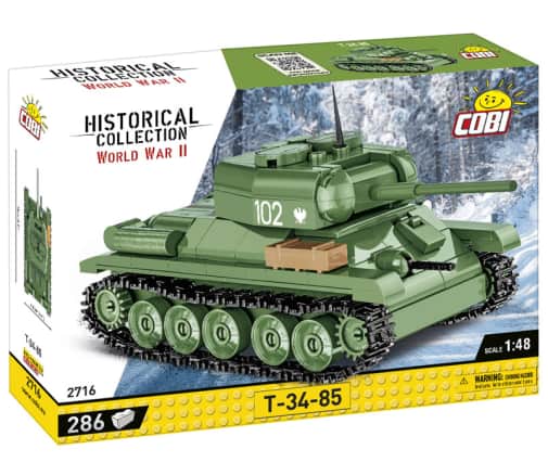 COBI T-34-85 Soviet Medium Tank - 286 pieces (World War II Historical Collection)