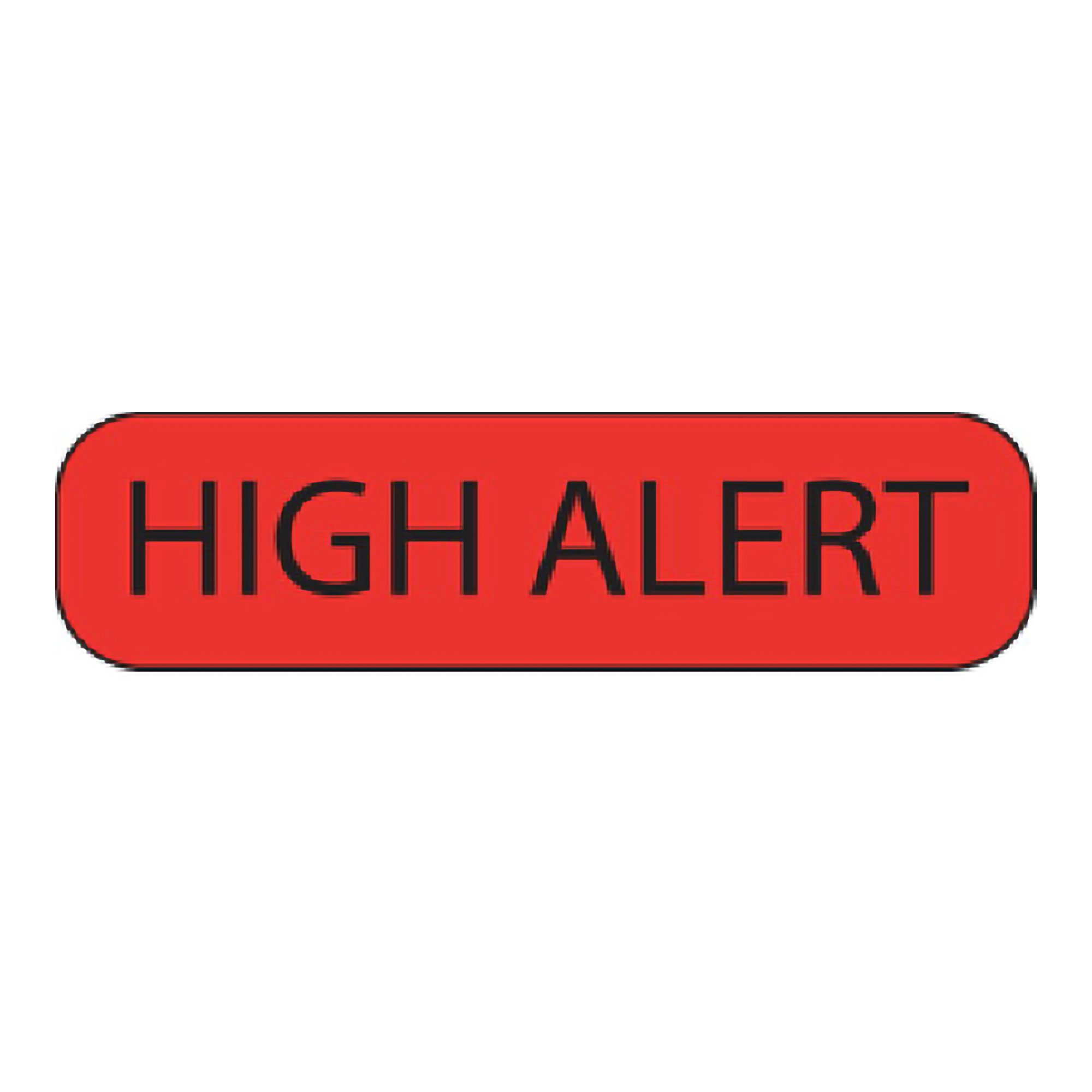 MedVision High Alert Label, 1-7/16 x 3/8 Inch MK 841059