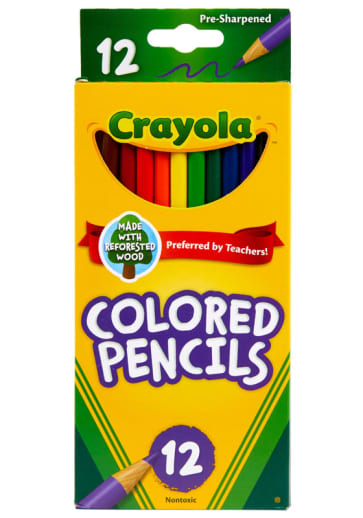 Crayola Colored Pencils Long 12 Count