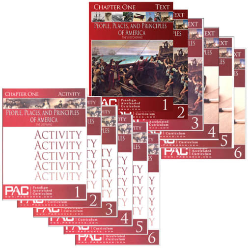 People, Places & Principles America Text & Activities Package Year 1 (Chapters 1-6)