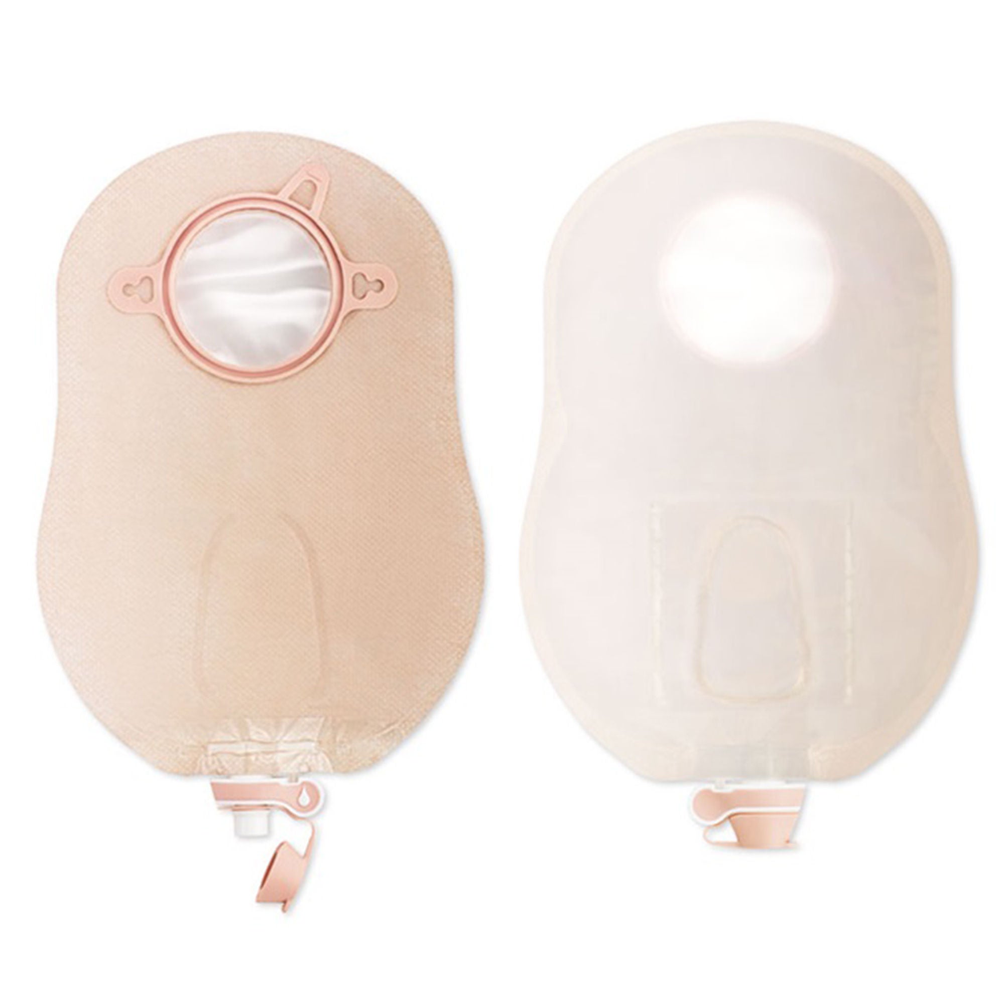 New Image Two-Piece Ultra-Clear Urostomy Pouch, 70 mm Flange, Blue Match MK 919113
