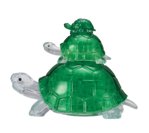 3D Crystal Puzzle - Turtles