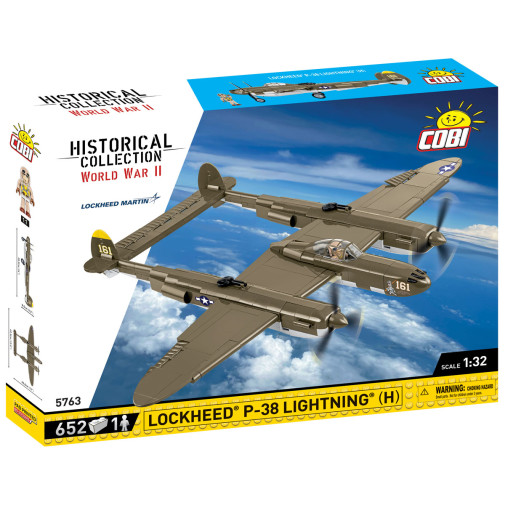 Lockheed P-38 Lightning (H) - 650 pieces (World War II Historical Collection)