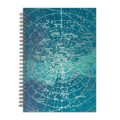 Constellation Grid 7 x 10" Wire-O Journal
