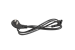 AC Power Cord, Ultra Low Profile Angled 1-15P to C7 Right Angle, 18AWG, 15 ft, Black