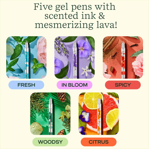 Lifelines Scented Lava Pens (set of 5)
