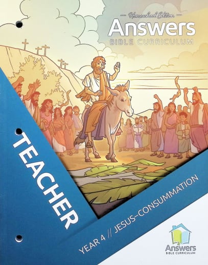 Answers Bible Curriculum Homeschool K-5 Teacher Guide only Year 4
