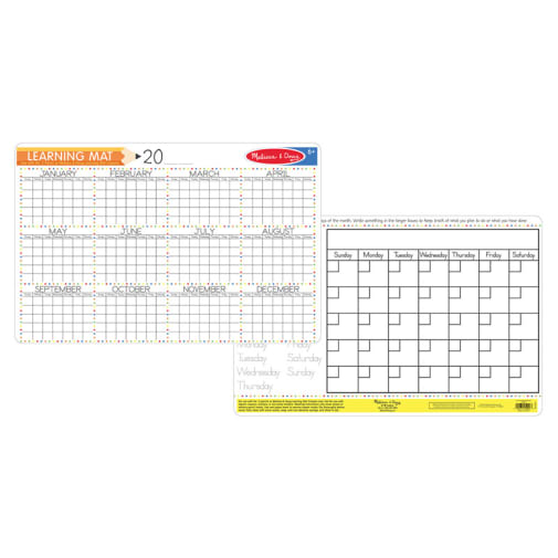Melissa & Doug Calendar Learning Mat
