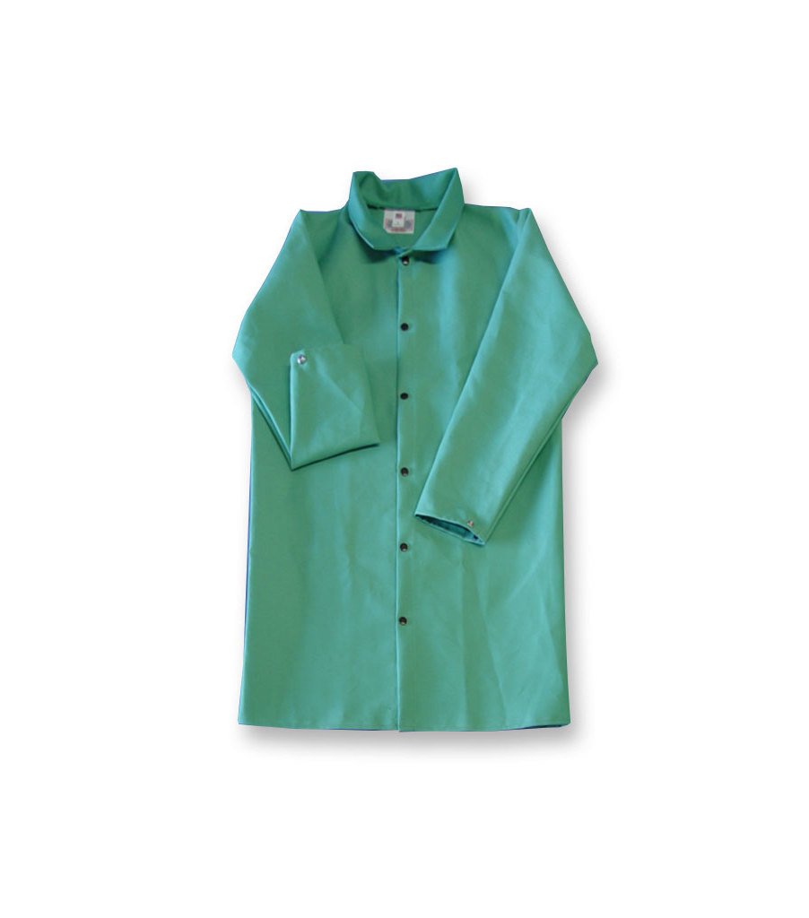 50" Coat: 9 oz. Green FR Cotton, , large image number 0