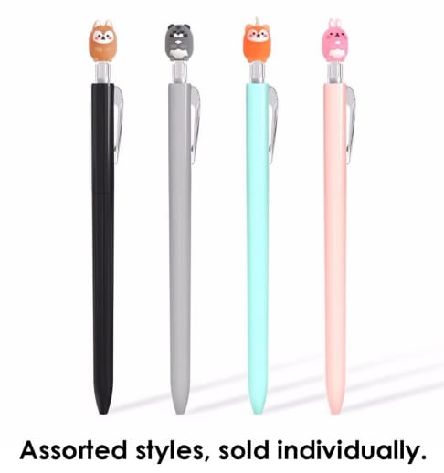 Dancing Animal Retractable Gel Pen (assorted style)