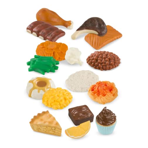 Melissa & Doug Combine and Dine Dinners Red - 17-Piece Set