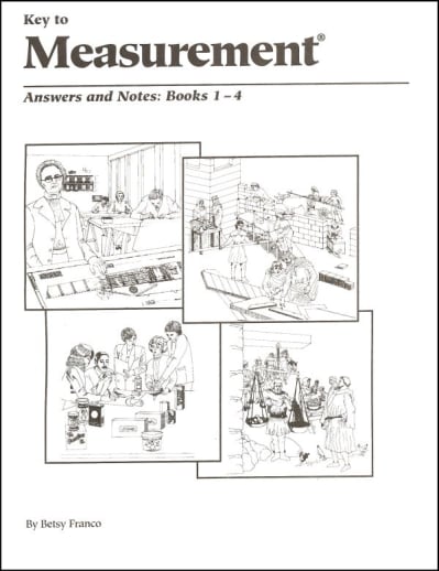 Key to Measurement Answers and Notes for Books 1-4