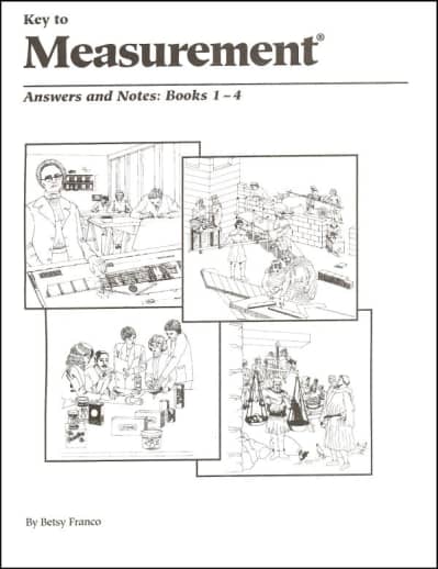 Key to Measurement Answers and Notes for Books 1-4
