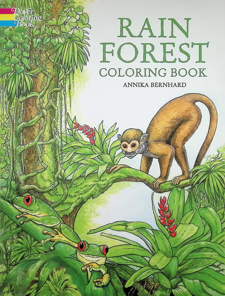 Rain Forest Coloring Book