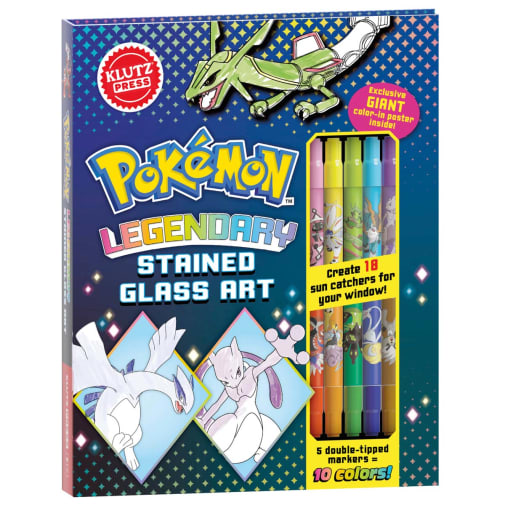 Klutz Pokemon Legendary Stained Glass Art Kit