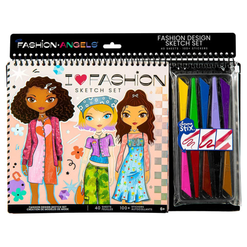 I Love Fashion - Fashion Design Sketch Set
