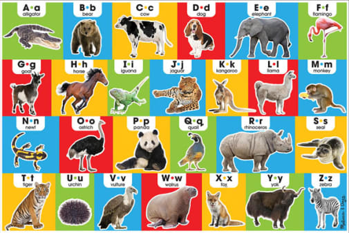 Melissa & Doug Animal Alphabet Floor Puzzle (24 Pieces)
