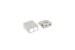 RJ45 Dual Port Cat5e Surface Mount Jack, White
