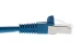 Cat5e Shielded Ethernet Patch Cable, Half-moon Boot, 50 ft, Blue