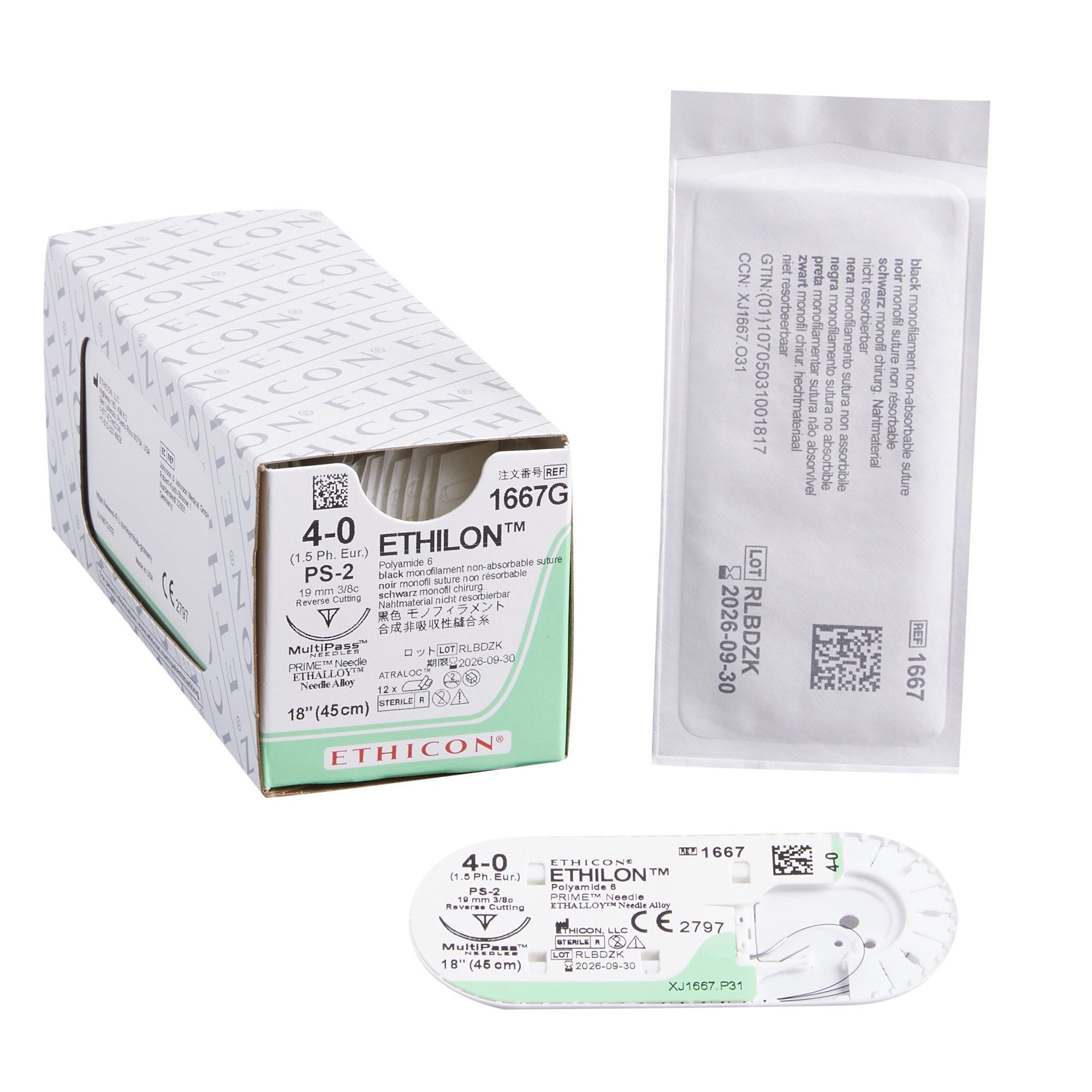 Ethilon Suture with Needle MK 2997