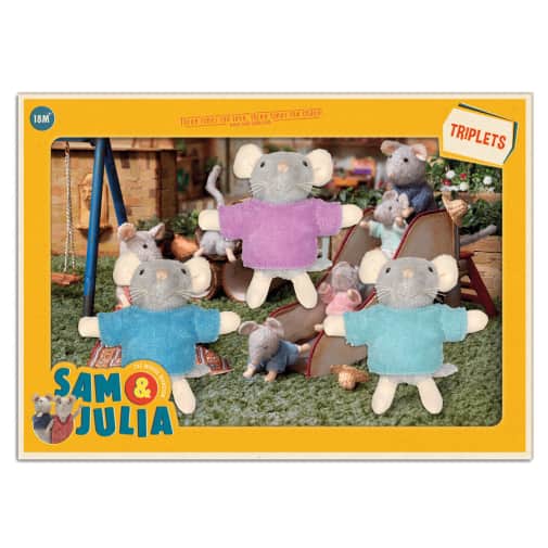 Sam & Julia Plush Triplets Toys