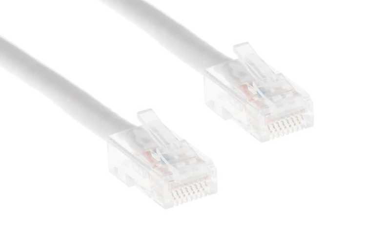 0.5ft White Non-Booted CAT6 Ethernet Patch Cable