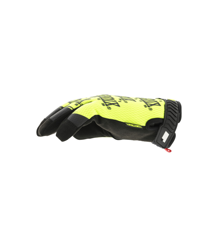 Airgas - MF1SMG-91-009 - Mechanix Wear® Size 9 Hi-Viz Yellow Original®  Leather And TrekDry® Full Finger Mechanics Gloves With Hook and Loop Cuff