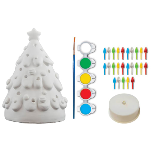 Tree - 6" LED Light-Up Plaster Paint Kit
