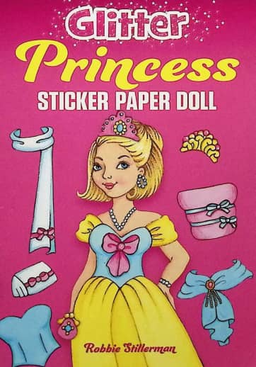 Glitter Princess Sticker Paper Doll