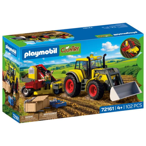 Large Tractor with Potato Harvester (Country)