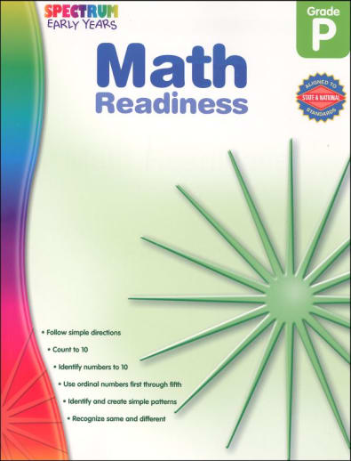 Spectrum Early Years Math Readiness