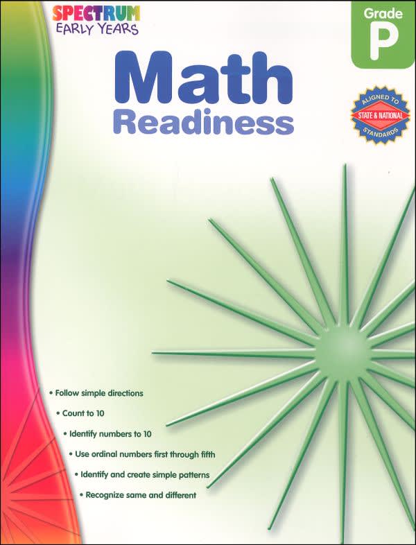 Spectrum Early Years Math Readiness