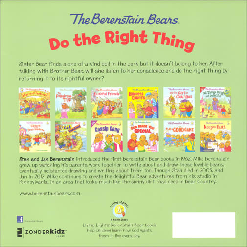The Berenstain Bears Do the Right Thing (Living Lights)
