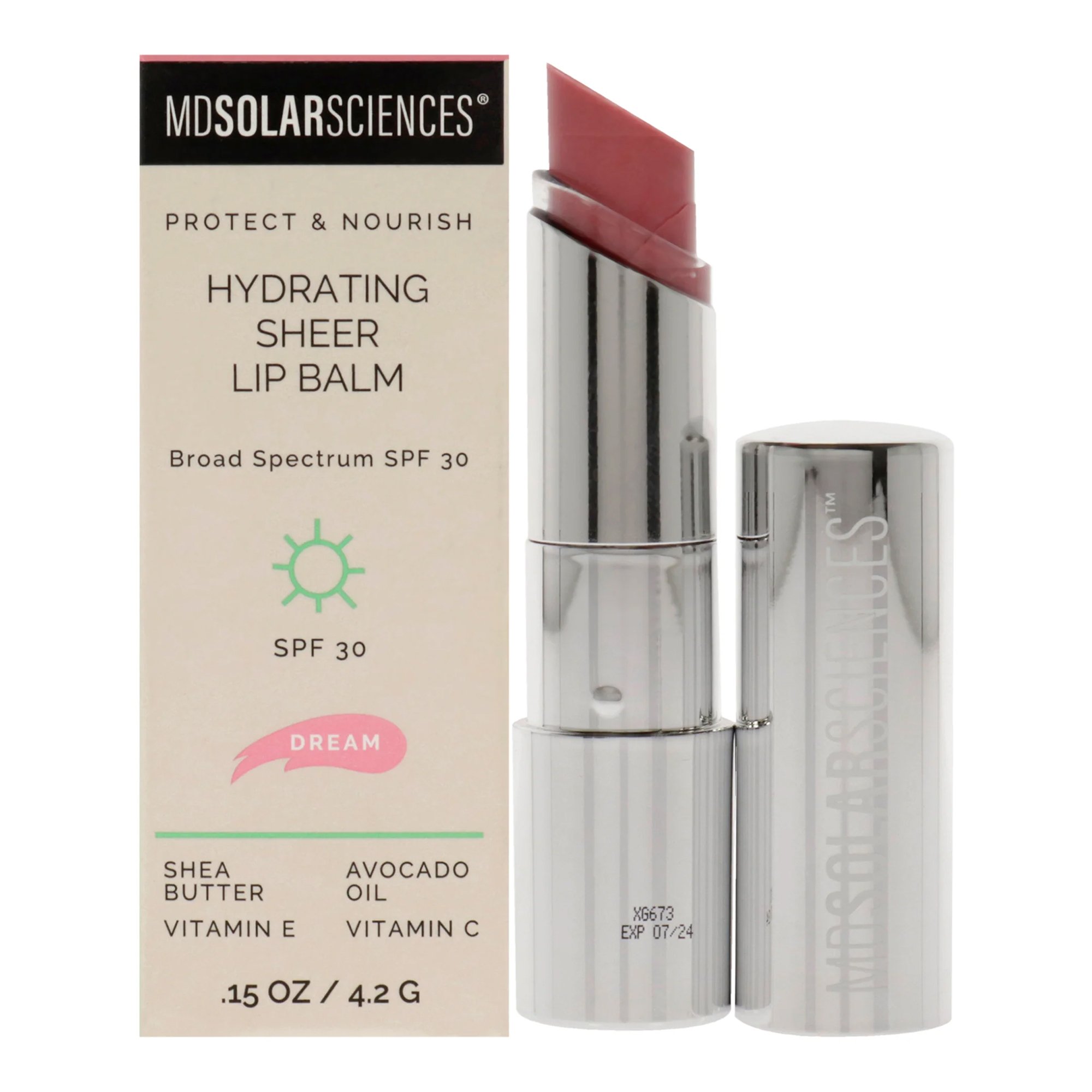 MDSolarSciences Hydrating Sheer Lip Balm, Dream (Pink) MK 1230954
