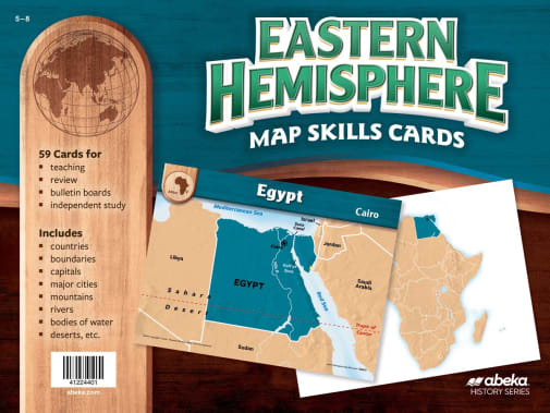 Eastern Hemisphere Map Skills Cards - Revised (412244)