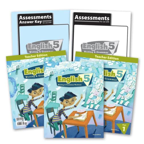 BJU Press English 5 Home School Kit 3rd Edition