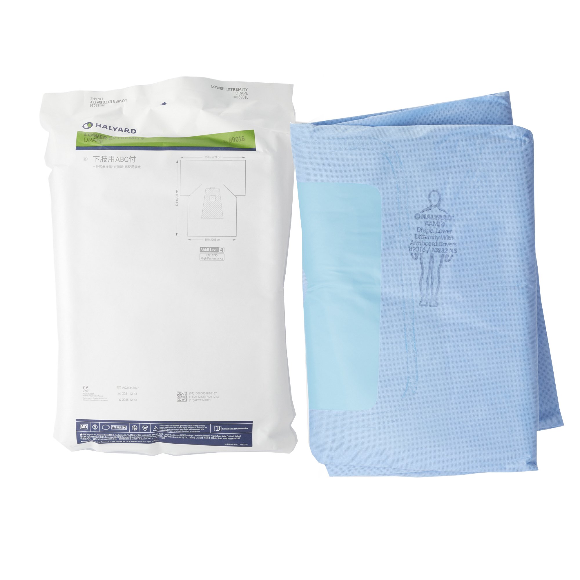 Halyard Sterile Lower Extremity Orthopedic Drape, 108 x 80 x 124 Inch MK 347105