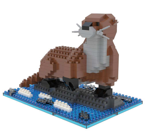 Mini Building Blocks: River Otter (398 pieces)